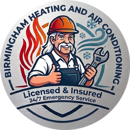 Birmingham Heating and Air Conditioning licensed and insured logo