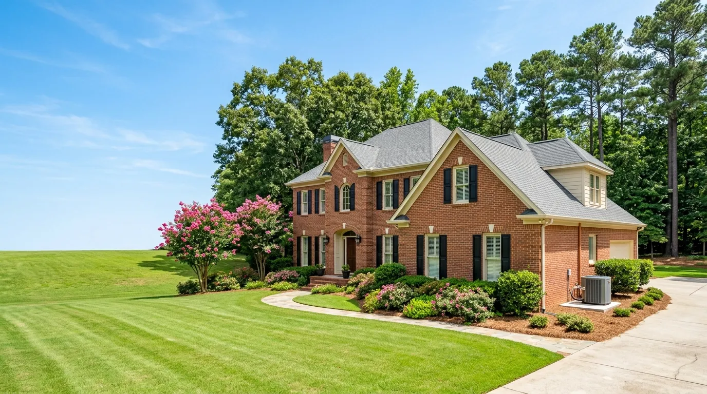 Well-kept Birmingham Alabama home with outdoor AC unit